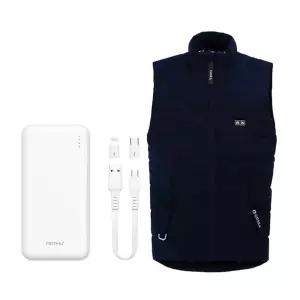고스카 USB 온열 발열조끼 블랙 네이비 와인 GV-100