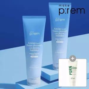 수분보충 [L포인트 최대3천원][공식]메이크프렘 아미노 클렌징 폼 150ml 2개 진정 쿨링 트러블피디알엔 클
