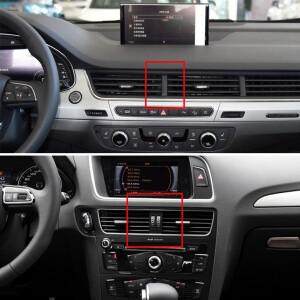 전용 핸드폰 스탠드 홀더 Audi A1 A3 A4 A5 A6 Q3 Q5 Q7 2016 2020 용 기본 배열 거치대 브래킷