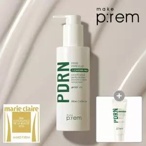 수분보충 [공식]메이크프렘 피디알엔 포어 클레이 클렌징밀크 200ml 진정 쿨링 트러블피디알엔 클렌징밀크2