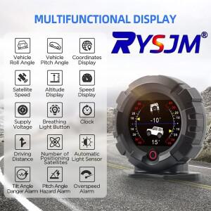 X95  GPS 경사계 디지털 헤드업 디스플레이 과속 경고  자동 전자 속도계