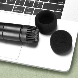 교체용 마이크 윈드스크린 커버 플록드 스펀지 폼  쇼어 SM57용 팝 필터
