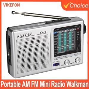 디지털 라디오 내장 스피커 휴대용 미니 SW/AM/FM 실내 실외 비상용 배터리 작동식 텔레스코픽 안테나
