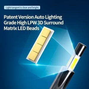 360도 LED 헤드라이트 안개등 전구 H1 H3 12V 플러그앤플레이 자동차 헤드램프 1:1 할로겐 크기 조명