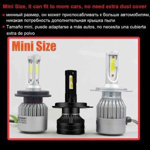 CSP H1 H4 H7 Led  H8 HB3 9005헤드라이트 미니 1200W 1200000 LM 자동차 전구 램프