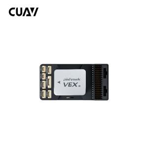 CUAV Pixhawk V6X V2 충격 흡수 장치가 통합된 맞춤형 캐리어 보드 100M 이더넷 제어 장난감 비행 컨트롤러