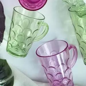 물방울 손잡이컵 대 350ml 1P 어린이 캠핑 플라스틱컵
