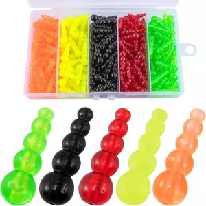 알원더 스택 낚시 구슬 세트 100PCS/250PCS 미끼 태클 트라우트 월 퍼치 머스키 인라인 스피너 리그 소금물