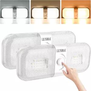 릴츠드라에 RV 조명 내부 1700LM 3 컬러 12V 볼트 LED 액세서리/캠핑/카/트레일러/보트용 슈퍼 브라이트