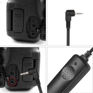 RS-60E3 원격 셔터 릴리즈 카메라 리모컨 코드 캐논 호환 500d 700D 650D G1X/G15/G12 1000d 1100 호환