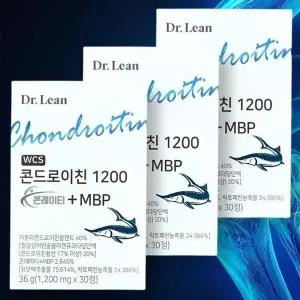 [셀러허브]닥터린 콘드로이친 1200 콘레이티 + MBP 철갑상어 30정 x 3박스 (S33306016)