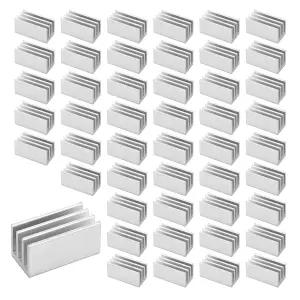 50pcs 미니 히트싱크 키트 0x0x20mm 알루미늄 쿨러 냉각용 VRM 스테퍼 드라이버 MOSFET VRam 레귤레이터