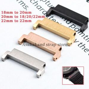 2pcss 퀵릴리스 20mm ~ 18mm 스틸 어댑터핀 커넥터 시계 밴드 스프링 바 액세서리