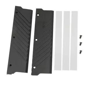MEO PMOAB G DDR5 RAM용 유수 헬스 기어 알루미늄 히트싱크 쿨러 열 패드가 있는 범용 메모리 스프레더
