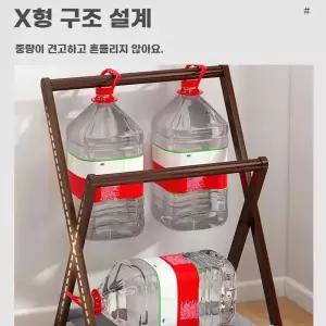 머스코 낮은1단 원목 차색 행거선반 A 원목행거 튼튼한행거 이동식행거 스