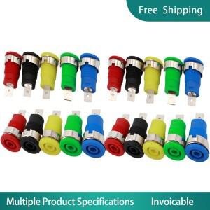 20PCS 4mm 바나나 소켓 32A 절연 암 잭, Arduino/증폭기/전기용 5 색 패널 마운트 바인딩 포스트 커넥터