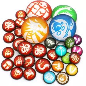 던전 앤 드래곤을 위한 D 및 TRPG 토큰 세트 전체 카운터