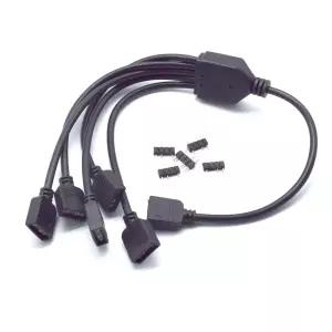 RGB 5V 3P 5분배케이블 T-R5M5F