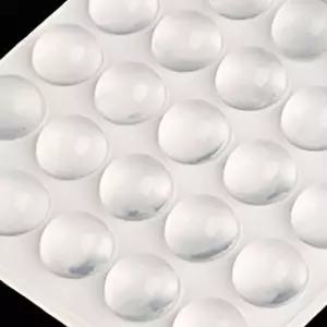 소음방지 충격완화 범퍼 스티커 반구형 8mm x 2.5mm 100pcs