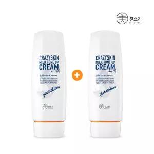 수분보충 미친스킨 우유 톤업크림 썬 150ml 2개
