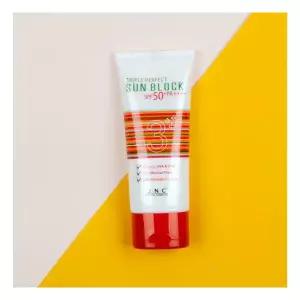 수분보충 JNC화장품 트리플퍼펙트 선블럭 SPF50안티에이징 주름개선 탄력강화PA안티에이징 탄력강화안티에