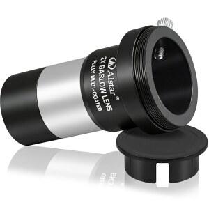 알스타 2X 바로우 렌즈, 1.25인치 풀 갖춘 망원경 코팅 메탈 스레드 M42x0.75 접안 멀티 2개 고정 엄지 인터페이스를 나사 카메라