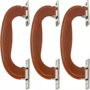Piutouyar 14.4cm / 5.67인치 플라스틱 수하물 트렁크 당김 손잡이 서류 가방용 앤티크 여행 측면 홀더