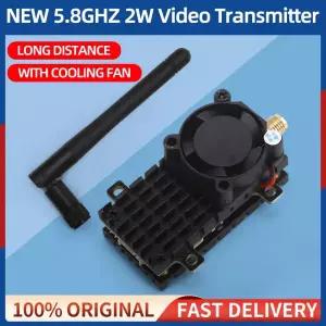 드론액세서리 FPV 장거리 익 드론용 무선 이미지 비디오 송신기 20km 이상 범위 58Ghz 2W VTX 58G 2000mW 4