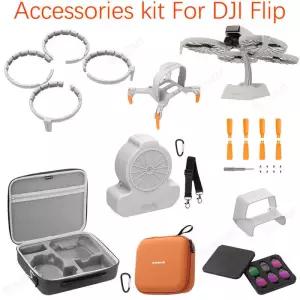 드론액세서리 DJI 플립 랜딩 기어 렌즈 캡 프로펠러 가드 케이지 홀더 필터 RC 2 실리콘 케이스 가방 액세