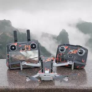 드론액세서리 DJI Mini 4 Pro 스티커 드론 보호 필름 방수 원격 데칼 풀 커버 스킨 미니 액세서리