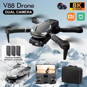 드론액세서리 샤오미 미지아 신형 미니 드론 V88 5G 8K 전문가용 HD 항공 촬영 원격 조종 항공기 접이식 쿼