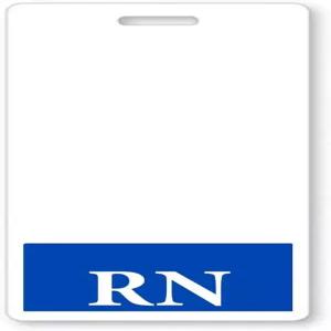RN 배지 버디 - 수직 헤비 듀티 방수 및 찢어짐 방지 카드 등록 간호사를 위한 양면 퀵 롤 식별자 ID
