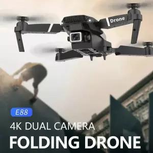 DJI 전문 드론 E88 4K 광각 HD 1080P 카메라 WiFi FPV 높이 접이식 RC Quadrotor 헬리콥터 을 잡아