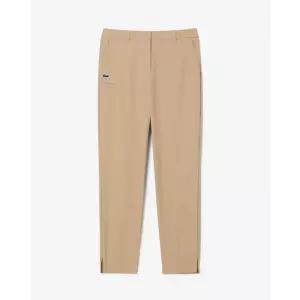 라코스테 스포츠 여성 밑단 슬릿 테이퍼드 치노 팬츠 HF4555-56G-02S 222902