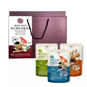 엄마의이야기 육수한알 선물세트 3팩 270g 90알 9개