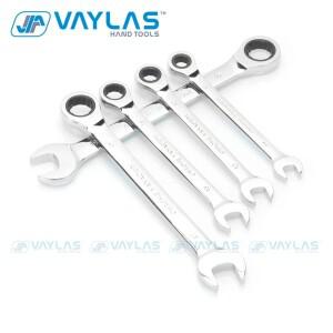 6-32mm 래칫 렌치 스패너 고정 헤드 미러 폴란드어 72T 고 토크 멀티 도구 키 자동 수리 핸드 툴