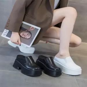 촬영 구두 미인대회 슬리퍼 웨딩 여성용 가보시 통굽