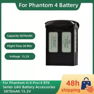 DJI 팬텀 4 프로4용 드론 배터리 152V 5870mAh 고에너지 예비 비행 LiPo 4S 신규