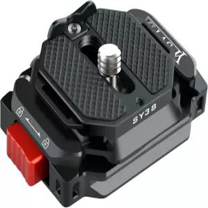 카메라 퀵 릴리스 플레이트 자동 38mm 시스템 삼각대 마운트 다기능 베이스 모노포드 슬라이더 등 어댑터에