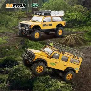 RC카 FMS FCX24M 124 RC 랜드 로버 4 륜 구동 전기 반 오프 차량 성인