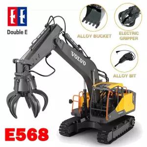 RC카 더블 E E568 RC 굴삭기 116 17CH 크롤러 3in1 트럭 합금 파는 무선 제어 차량용 엔지니어링 날