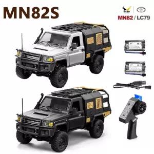 RC카 MN82S LC79mN82Pro MN82T 24G 112 풀 스케일 픽업 숏 트럭 4륜 구동반 차량용 무선 조종 크리스마스