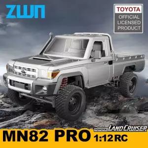 RC카 ZWN 112 풀 스케일 RC 차량용 MN82 PRO 제어 헤드 라이트 24G 4WD 오프 픽업 트럭