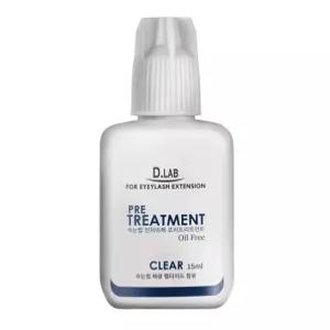D.LAB 래쉬 익스텐션 전처리 프라이머 15ml 오일 프리 전문가용 결합 강화제로 오래 보관 및 잔여물 제거