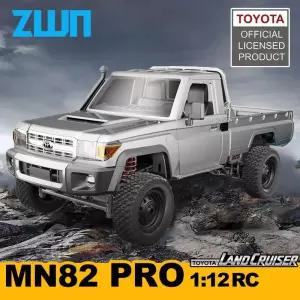 RC카 ZWN 112 풀 스케일 RC 차량용 MN82 PRO 제어 헤드 라이트 24G 4WD 오프 픽업 트럭