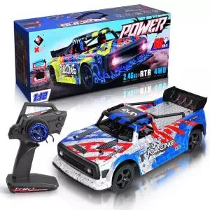 RC카 Wltoy 124020 112 전동 4륜 구동 플랫 스포츠카 브러시리스 버전 60kmh 무선 조종 차량용