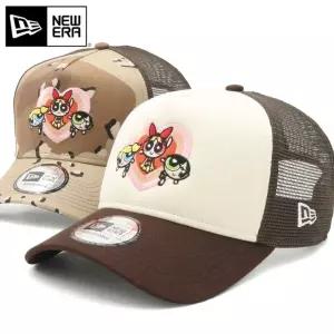 뉴에라 파워퍼프걸 9FORTY A-Frame Trucker 야구모자 볼캡 콜라보 남녀공용