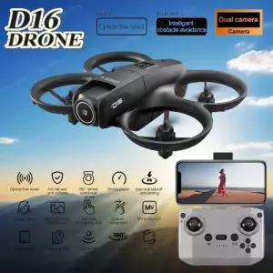 드론액세서리 D16 미니 드론 듀얼 카메라 8K HD 항공 사진 장애물 회피 UAV 비행기 20000M 배터리