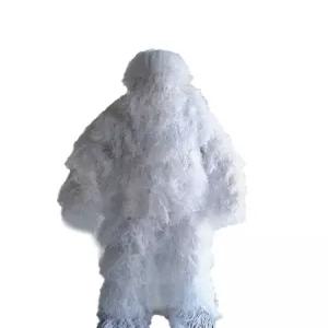 동계 겨울 길리수트 눈 은둔수트 흰색