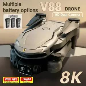 드론 Xiaomi V88 Drone 4K Professional Dron HD 항공 사진 항공기 듀얼 카메라 Quadcopter RC UAV